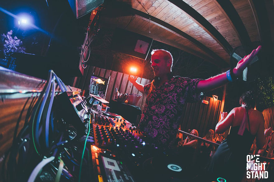 Norman Cook smashing his set at DC10 Ibiza